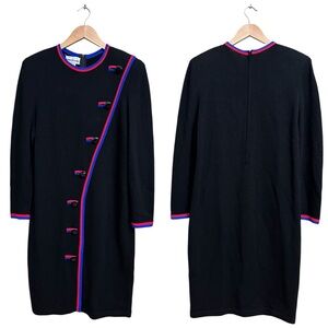 Vintage 80s Frances Brewster Sweater Dress